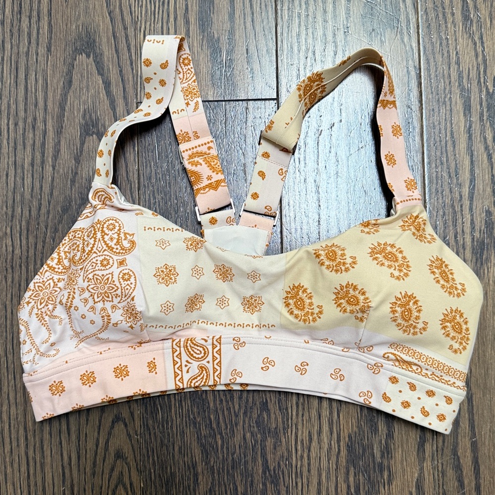 The Upside Paisley Print Sports Bra